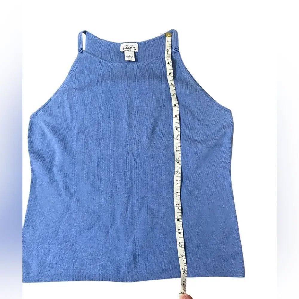Loft Blue Tank Top - Picture 4 of 4